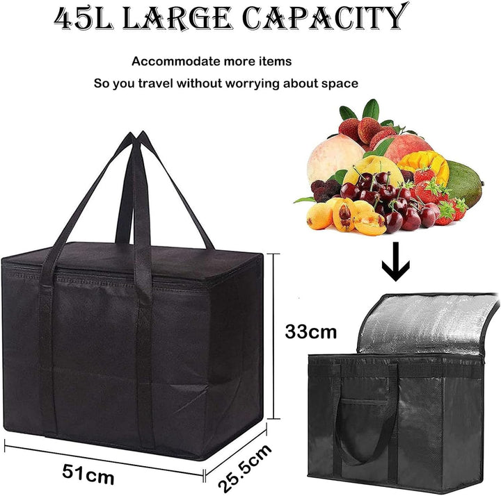 Kühltasche Faltbar Gross, Isolierbeutel Einkaufstaschen Faltbar, Kühltasche Einkaufstasche Gross, Ti