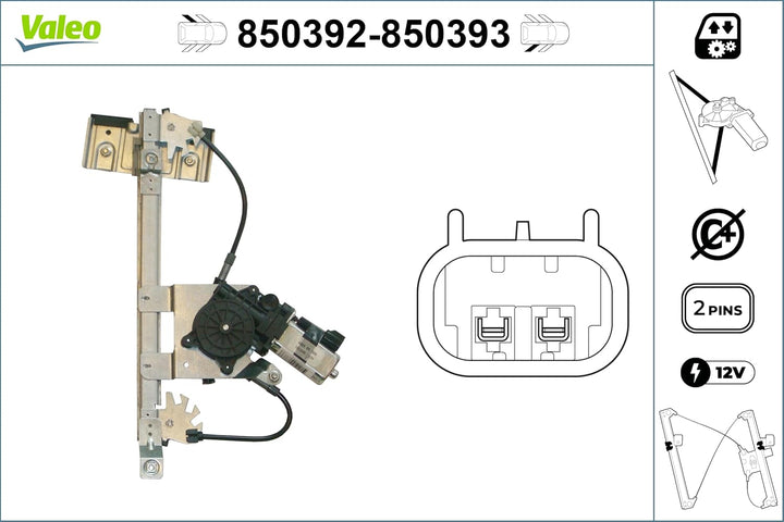 Valeo Fensterheber 850392