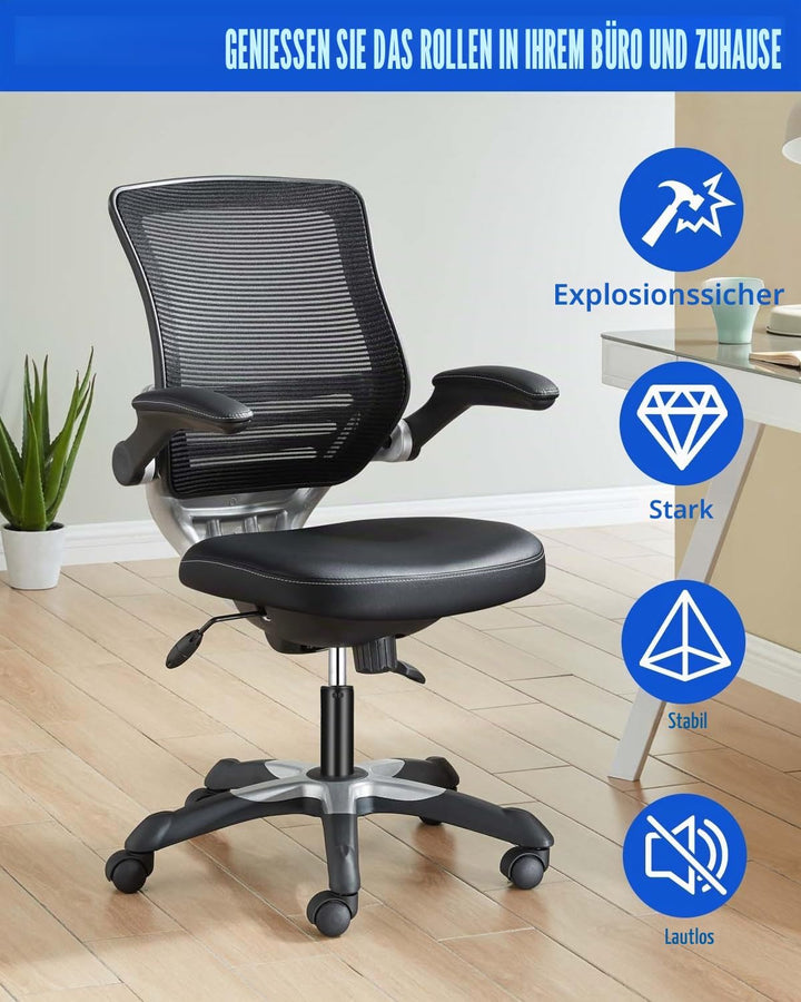 Gasdruckfeder Bürostuhl 275-410 mm, 450KG Belastbarkeit, 5 Rollen für Office Chair und Gaming Stuhl