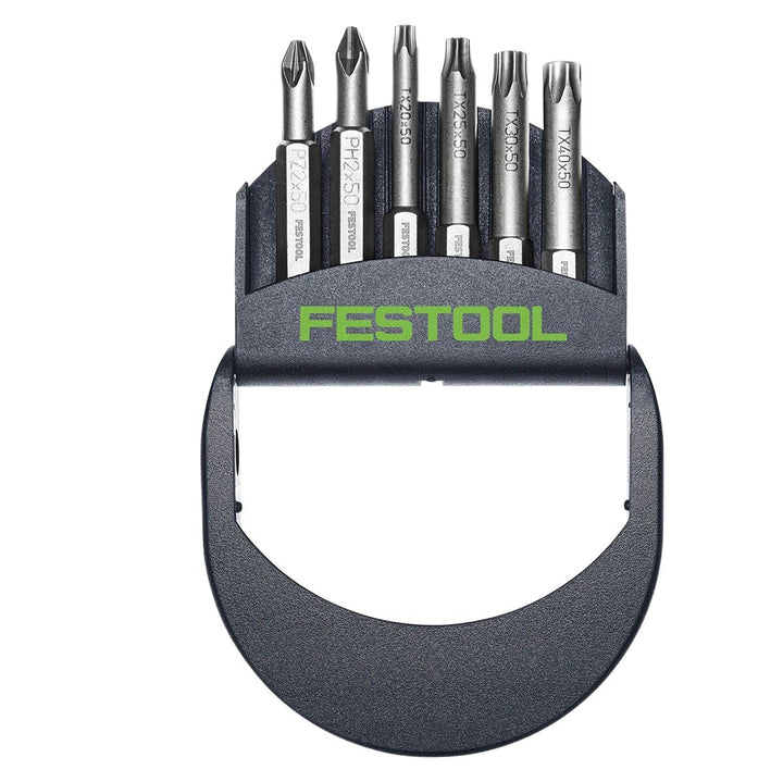 Festool Bitkassette BT-IMP SORT5 (mit Bit PZ 2, Bit PH 2, Bit TX 20, Bit TX 25, Bit TX 30, Bit TX 40