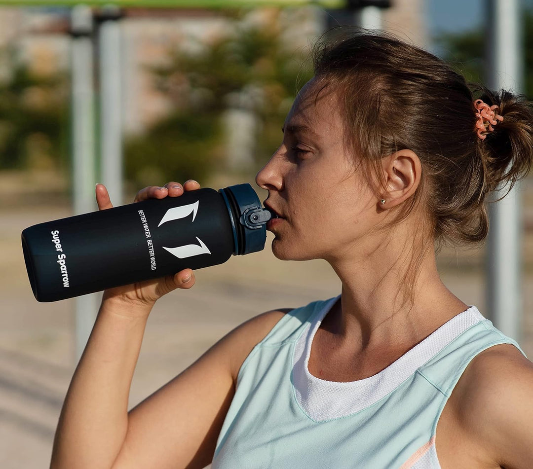 Super Sparrow Trinkflasche - Tritan Wasserflasche - 350ml, 500ml, 750ml, 1000ml - BPA-frei - Ideale