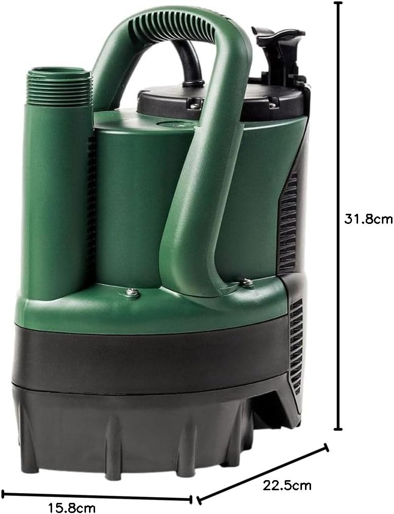 DAB VERTY NOVA 200 M-A Flachsauger-Tauchpumpe - 7.600 L/Std. - 300W - Förderhöhe 7 m - Korngrösse 5