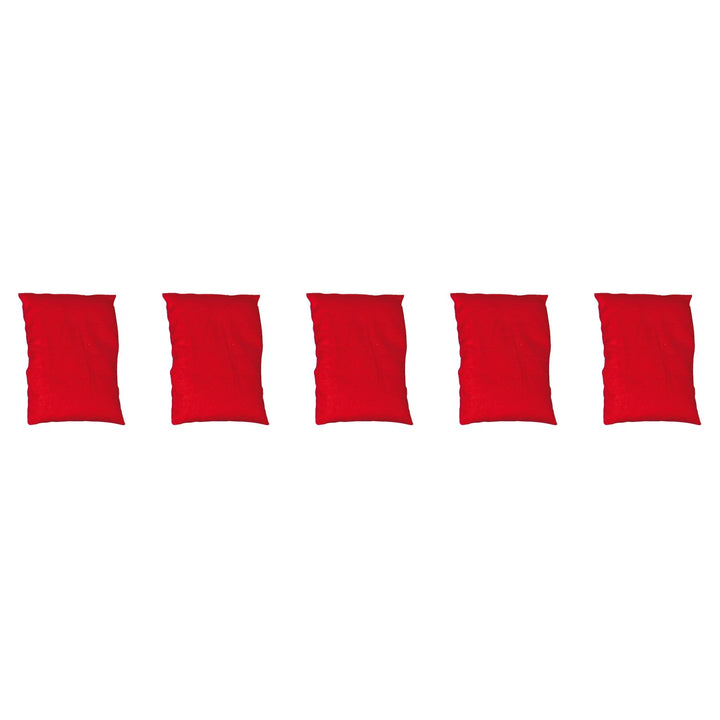 EDUPLAY Bohnensäckchen, Farbe:rot, Grösse:20x15cm (5 Stück)