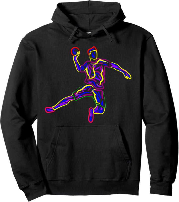 Handball Handballer Handballspieler Jungen Kinder Männer Pullover Hoodie