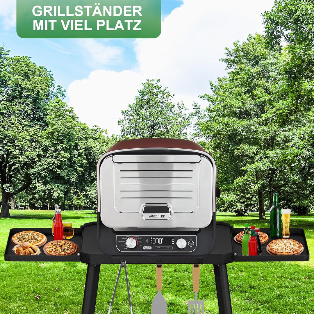 Grillständer für Ninja Woodfire Aussenbereich Grill - Elektrischer Aussenbereich BBQ Grill höhenvers
