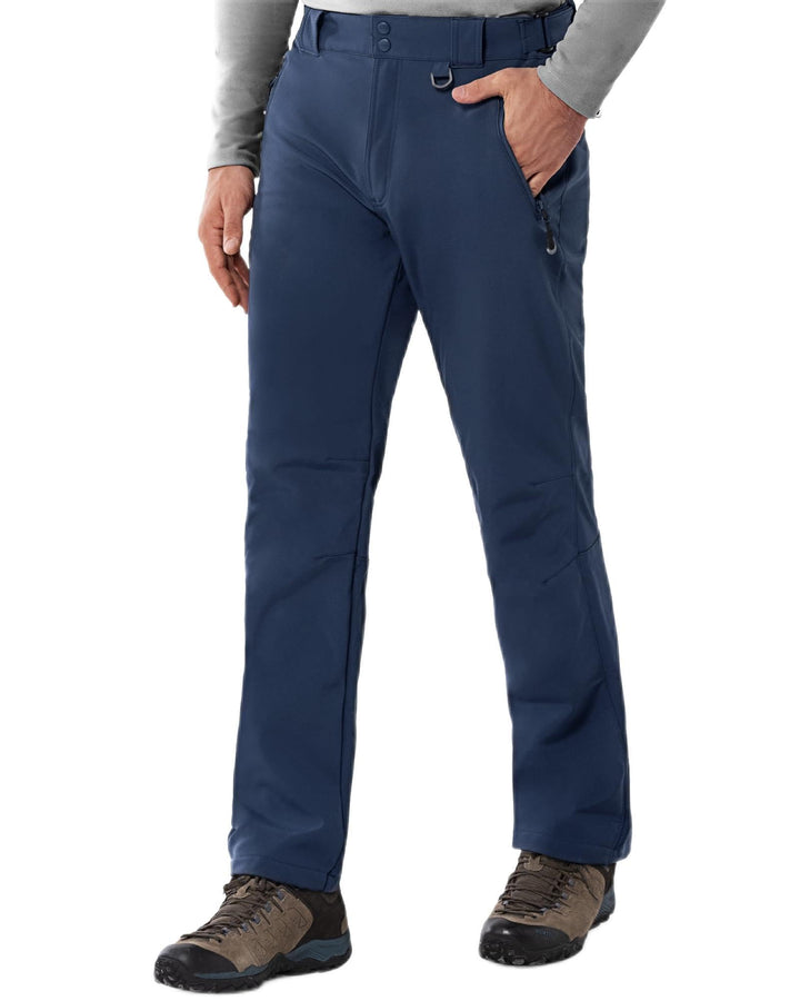 33,000ft Outdoorhose Herren Softshellhose Wasserdicht Winddicht Skihose Warm Fleece Gefüttert Arbeit