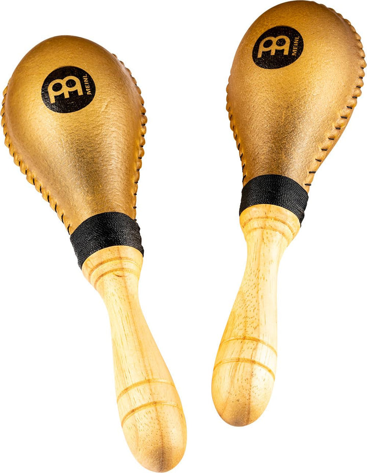 Meinl Percussion MSM4 Rawhide Maracas (Jumbo), 30 cm Länge, natural