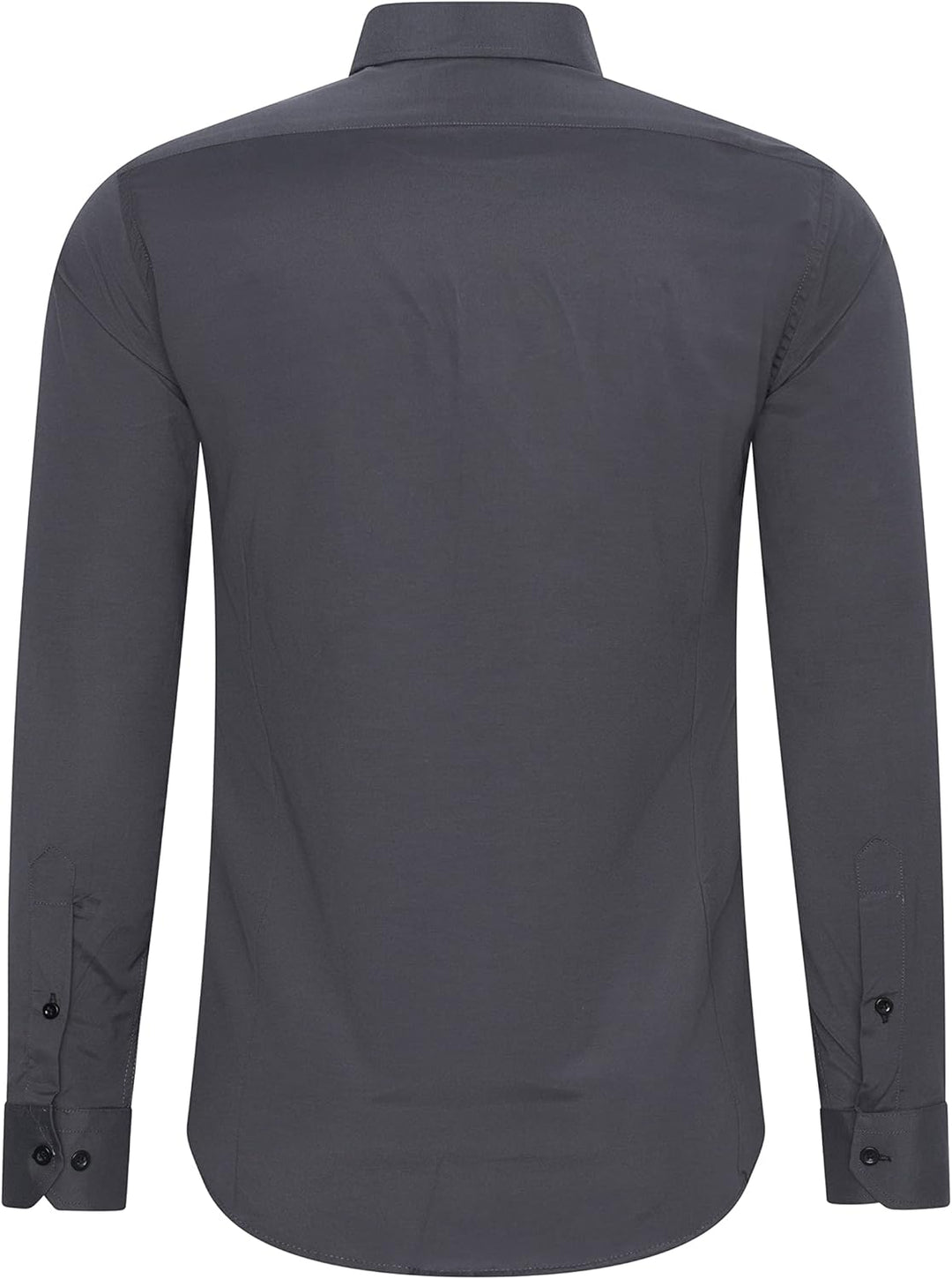 Rusty Neal Herren-Hemd Premium Slim Fit Langarm Stretch Kontrast Hemd Business-Hemden Freizeithemd S