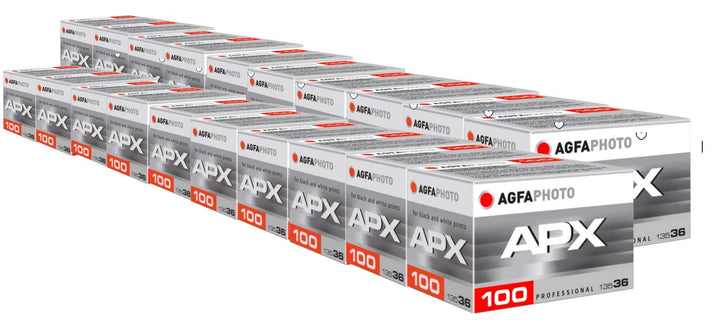 AgfaPhoto APX 100 Prof 135-36 schwarz / weiss Film (20-er Pack bis zu 720 Aufnahmen) 20 Stück 100 AS