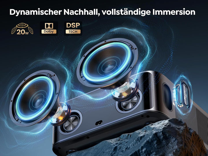 Beamer 4K【Offizielles Netflix & Dolby Audio】 Toptro 1200 ANSI Smart Beamer Heimkino, 1080P Full HD V