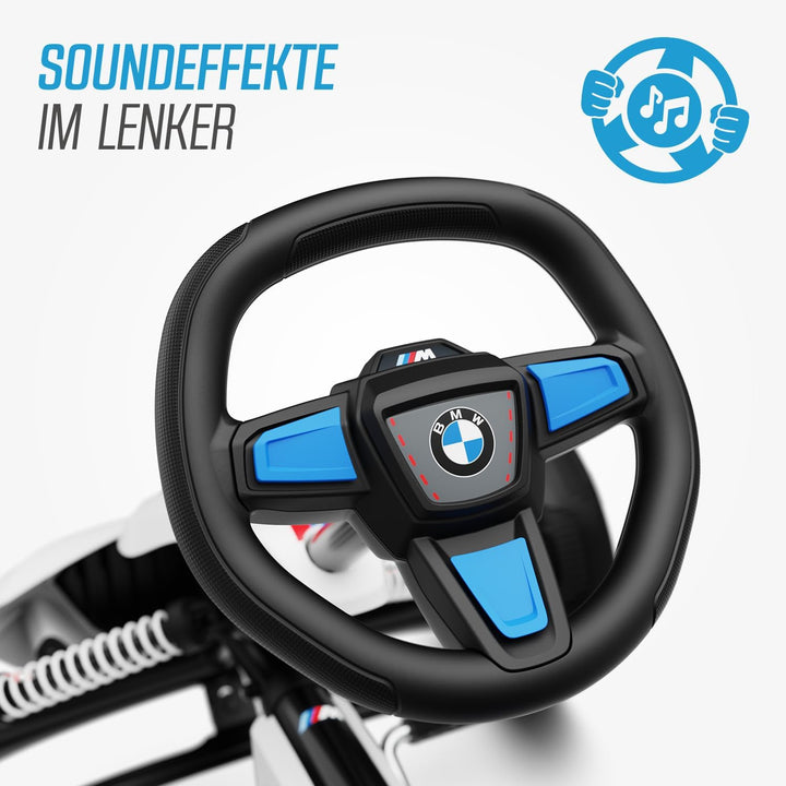 BERG Pedal-Gokart Reppy BMW | KinderFahrzeug | Tretfahrzeug mit hohem Sicherheitsstandard | Verstell