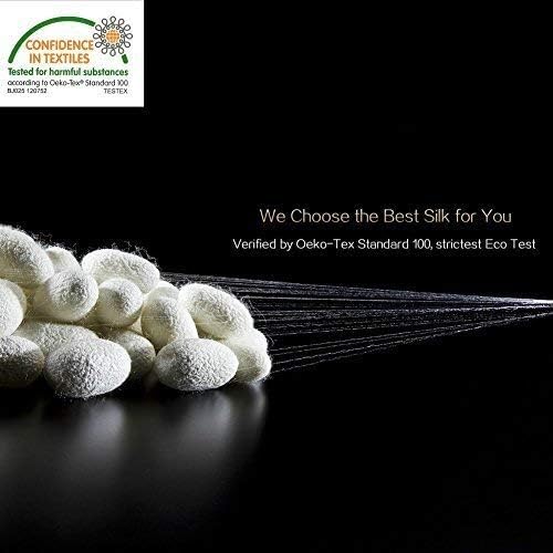THXSILK 22 Momme Seide Kissenbezug Kissenh¨¹lle - Maulbeerseide Kissenbez¨¹ge - Hypoallergen mit Rei