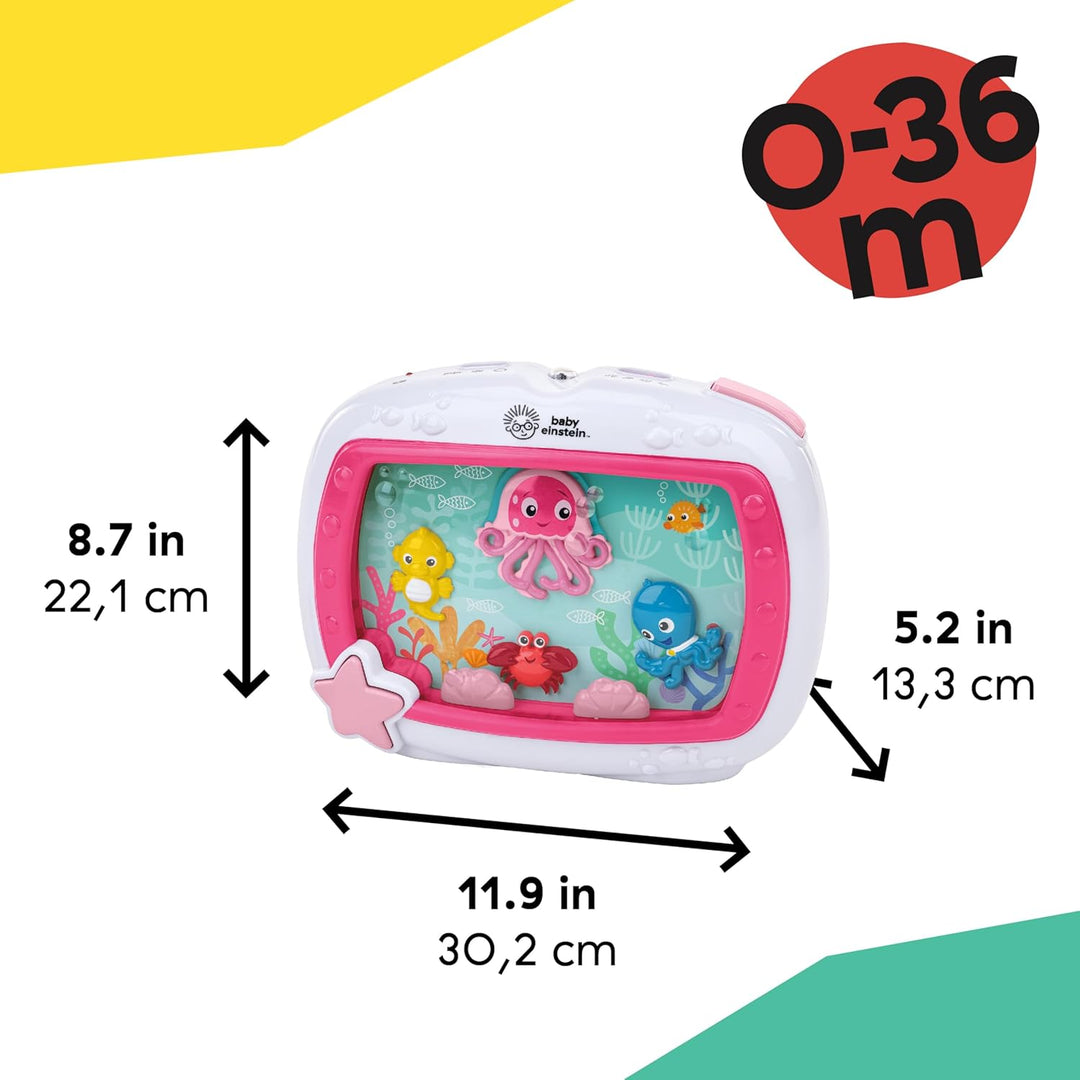 Baby Einstein Sea Dreams Soother, Baby Einschlafhilfen & Weisses Rauschen, 25+ Min. Musik & Ozeanklä
