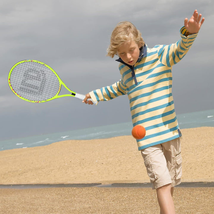 Tennisschläger für Kinder Junior, 19/21/23/25 Zoll Jugend Tennisschläger mit Abdeckung, geeignet für