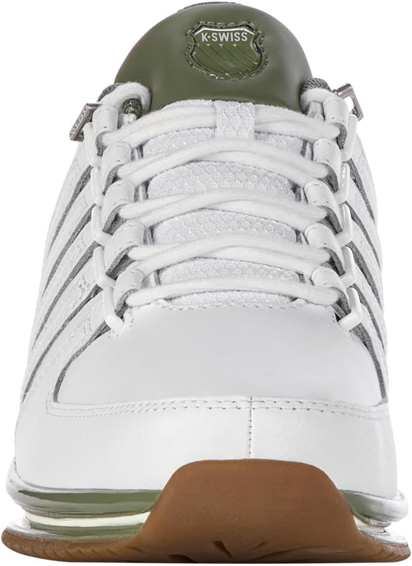 K-Swiss Rinzler SP 02283-088-M Herren Sneaker 40 EU White Deep Lichen Gum, 40 EU White Deep Lichen G