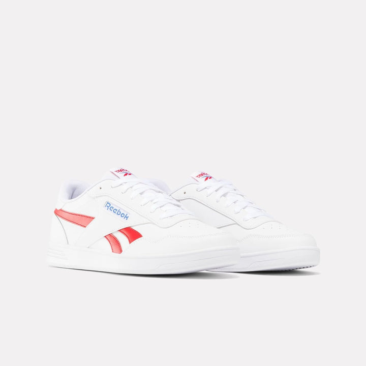 Reebok Unisex Reebok Court AdvanceSneaker 36 EU Ftwwht Kinblu Vecred, 36 EU Ftwwht Kinblu Vecred