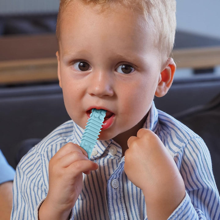 ERKOON 5 Stück sensorisches Kauspielzeug für autistische Kinder, Silikon-Kauröhrchen für Autismus, A