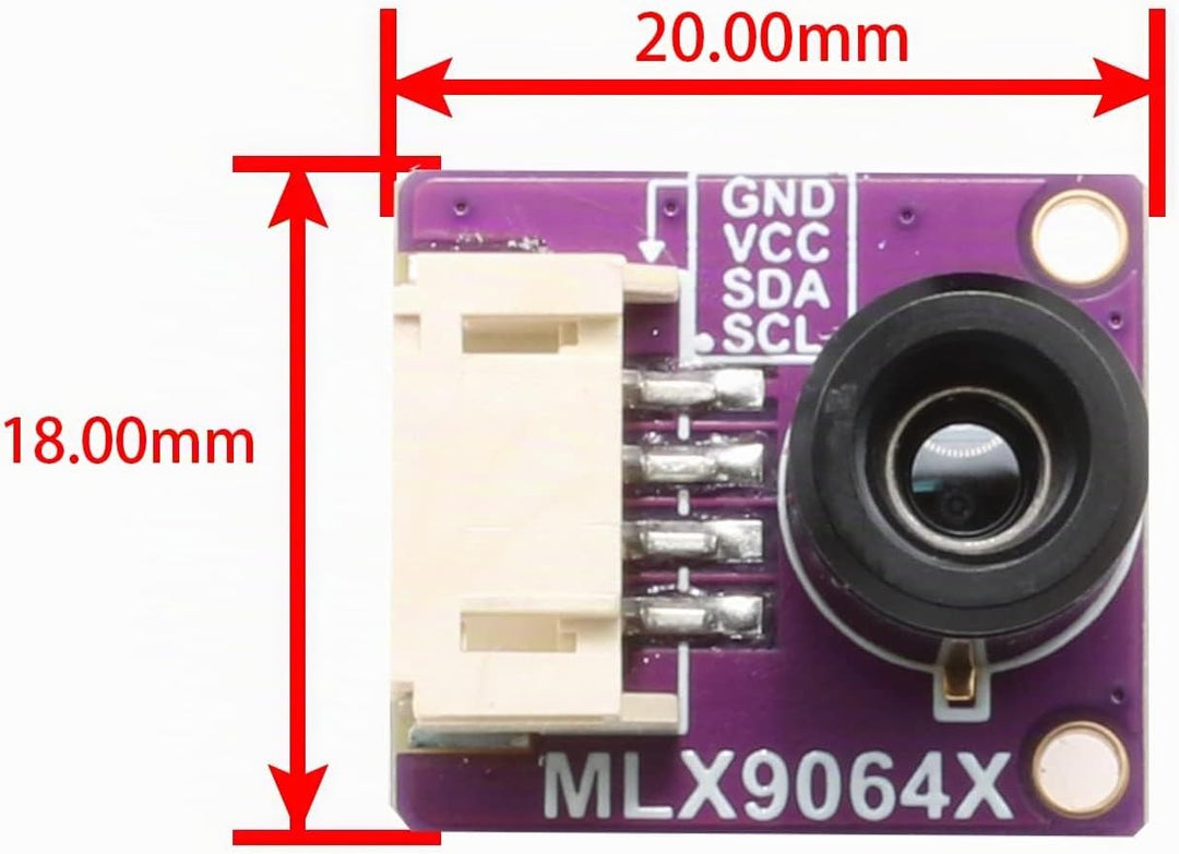 MLX90640 IR Array Thermal Imaging Camera Module for Raspberry Pi, 32 x 24 Pixels, 55° Field of View