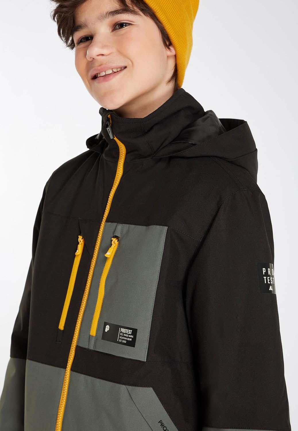Protest Mädchen Ski- Und Snowboardjacke PRTDOUTSEN JR XXL Schwarz, XXL Schwarz