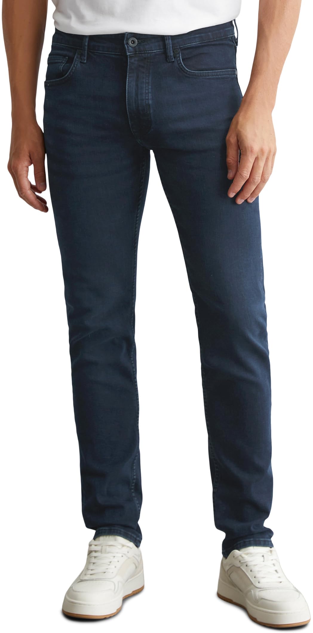 Marc O'Polo Herren Jeanshose mit Stretch-Anteil Shaped Fit 29W / 32L Blau, 29W / 32L Blau