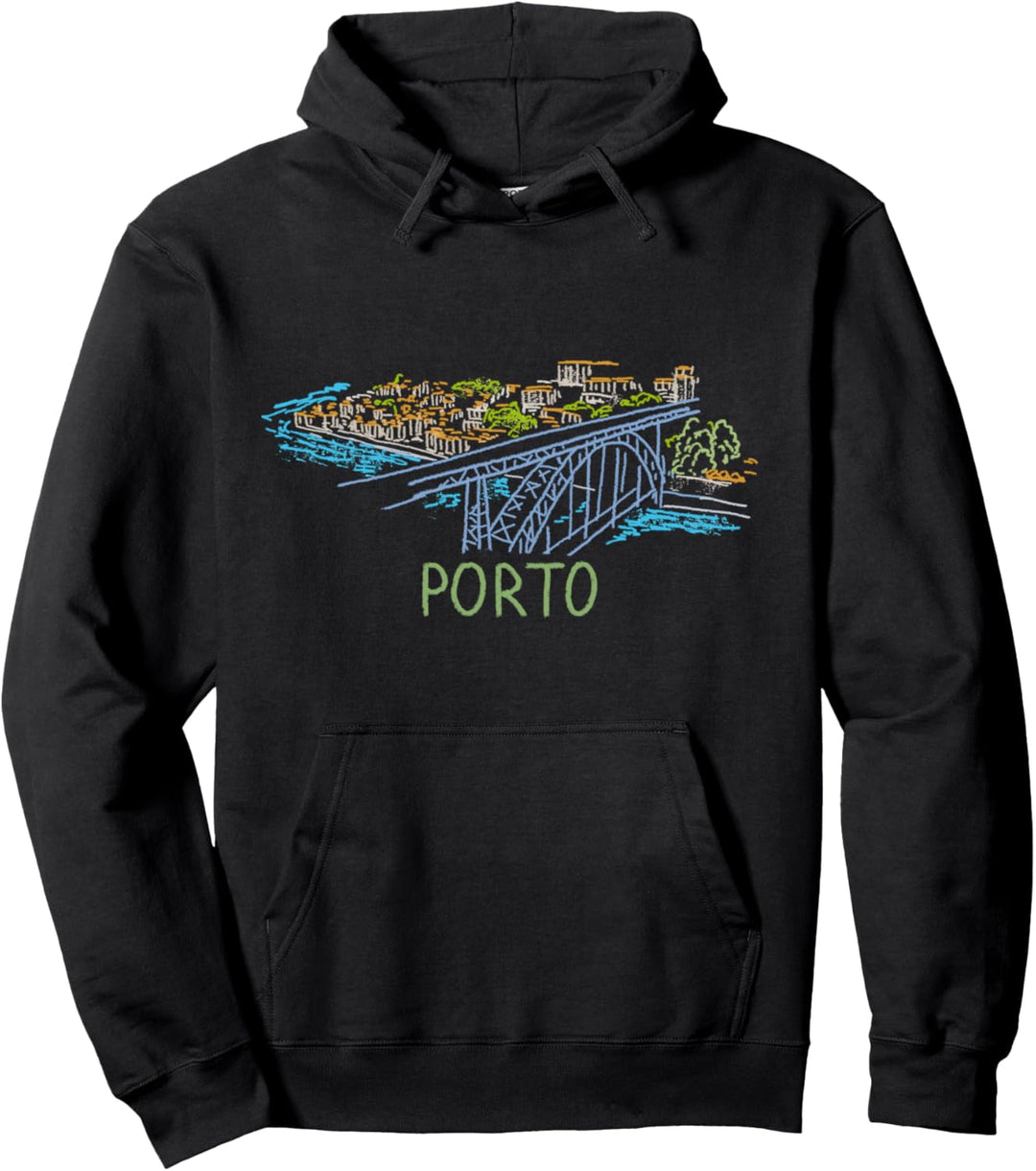 Porto Portugal Kunstgeschenk Männer Frauen Pullover Hoodie