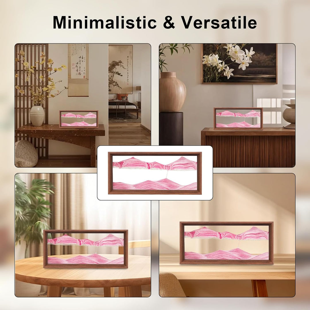 AzureLeap Sandbilder zum Drehen 3D Sandscape die Sandkunst in Tiefsee Fliessende Sandmalerei Sandbil