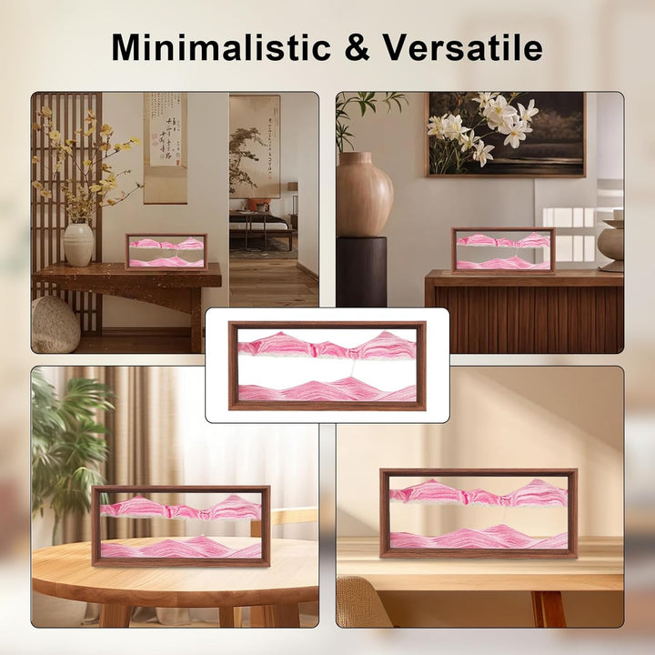 AzureLeap Sandbilder zum Drehen 3D Sandscape die Sandkunst in Tiefsee Fliessende Sandmalerei Sandbil