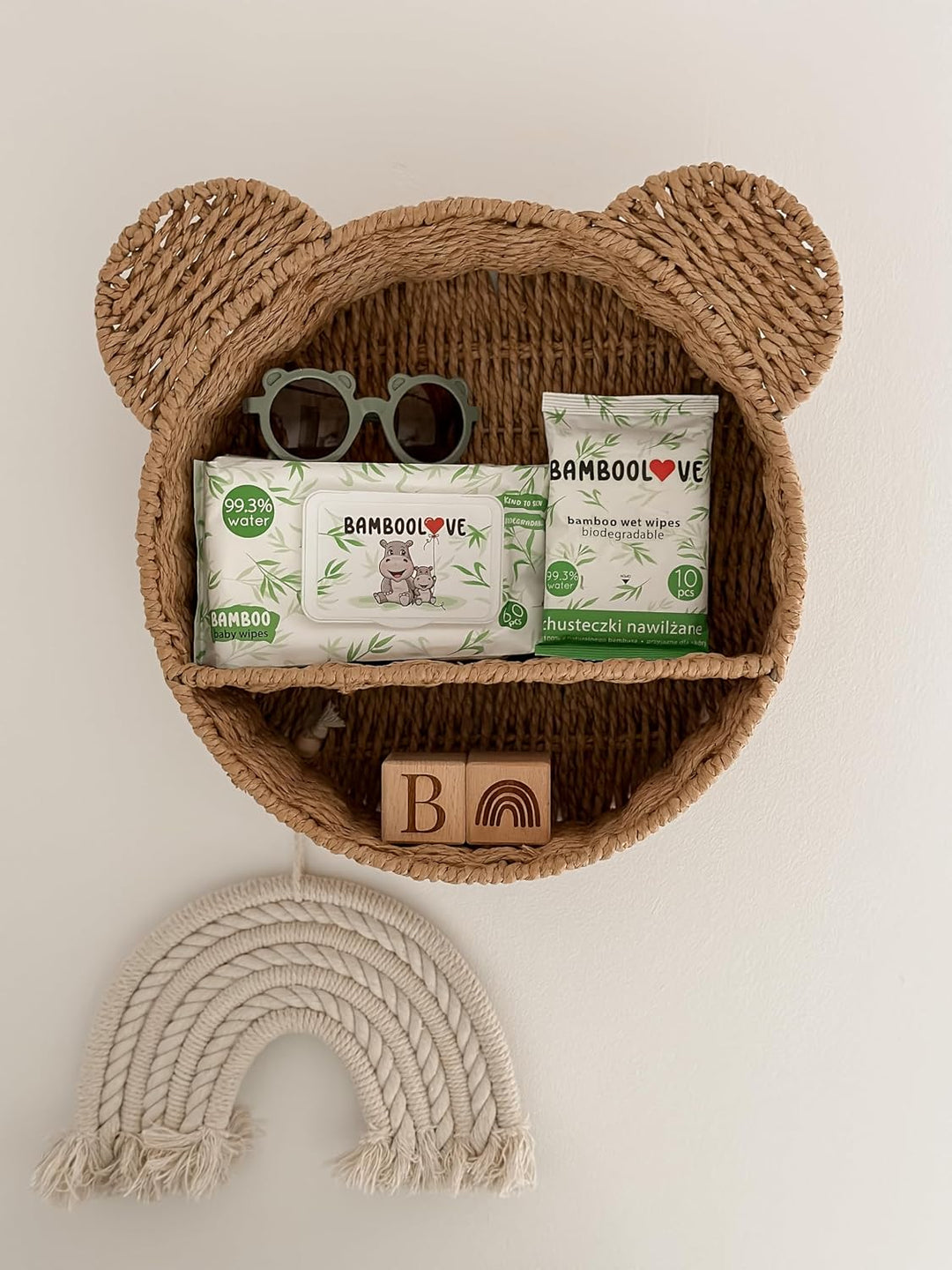 10x 60pcs - Bambus-Feuchttücher - Hypoallergene Baby-Feuchttücher - Besonders weiche und sanfte Feuc