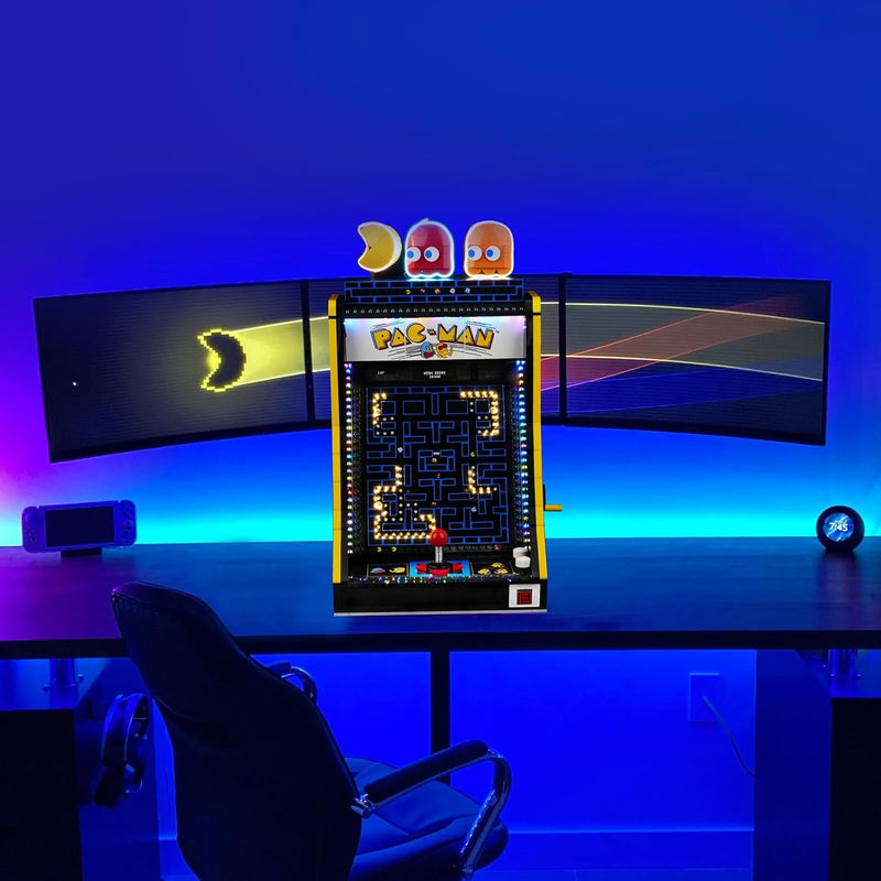 cooldac LED Licht Set für Lego 10323 Icons PAC-Man Arcade Spielkonsole, Licht Set Kompatibel mit Leg