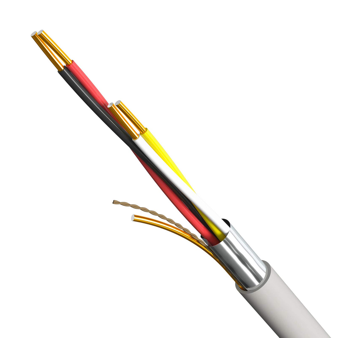 HB Digital Telefonkabel 100m 2 x 2 x 0,6 J-Y(ST) Y Verlegekabel JYSTY 4 Adern Telefonleitung 100m 2