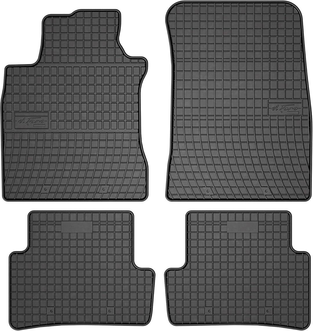 SMK Gummimatten Auto fussmatten Satz für Renault Modus 2004-2012 Erleben Sie einen neuen Standard de