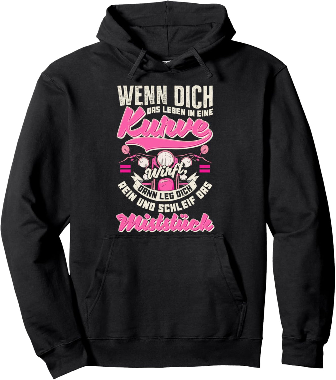 Motorradfahrerin Geschenk I Motocross I Motorrad Fahrerin Pullover Hoodie