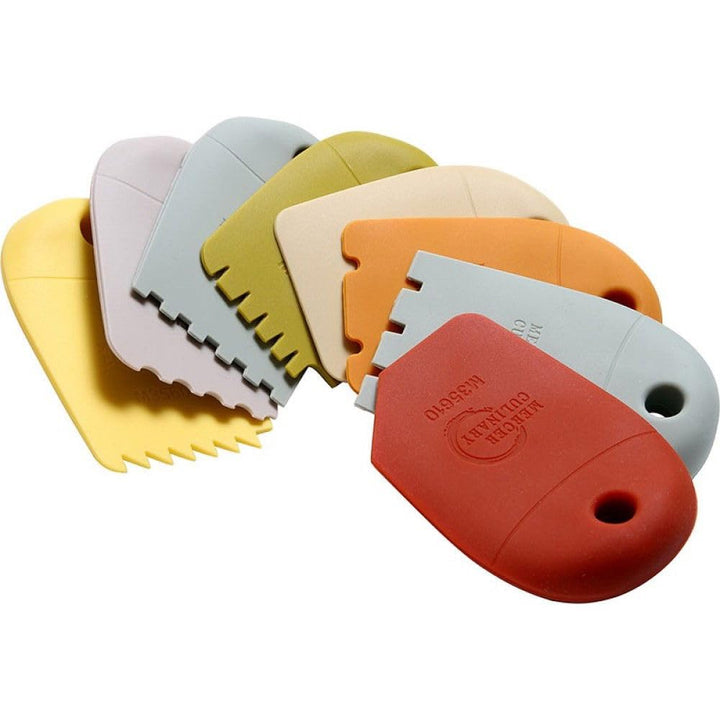 Mercer Culinary Silicone 8 Piece Plating Wedge Set, Multicolor Silikonkeil-Set, 8-teilig, Silikonkei