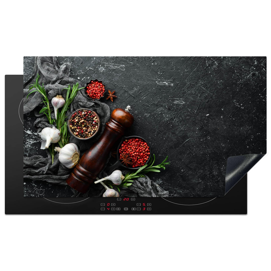 Herdabdeckplatte 90x52 cm Einteilig Küche Herdabdeckung Induktionsfeld Ceranfeld Herdabdeckplatten V