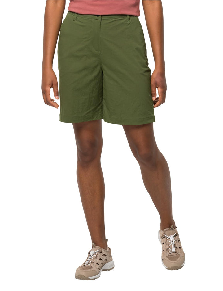 Jack Wolfskin Damen Desert W Shorts, Greenwood