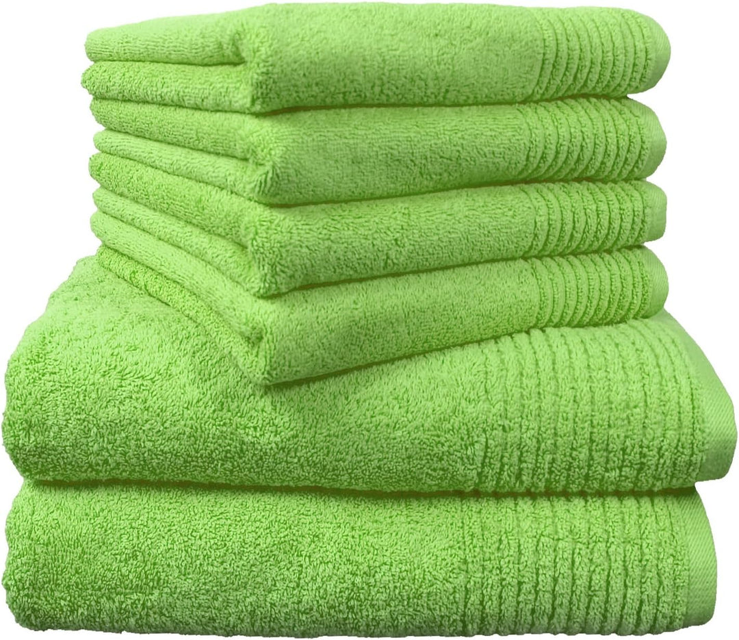 Dyckhoff 0410996325 Handtuchset "Brillant", 2 Badetücher / Duschtücher 70 x 140 cm und 4 Handtücher
