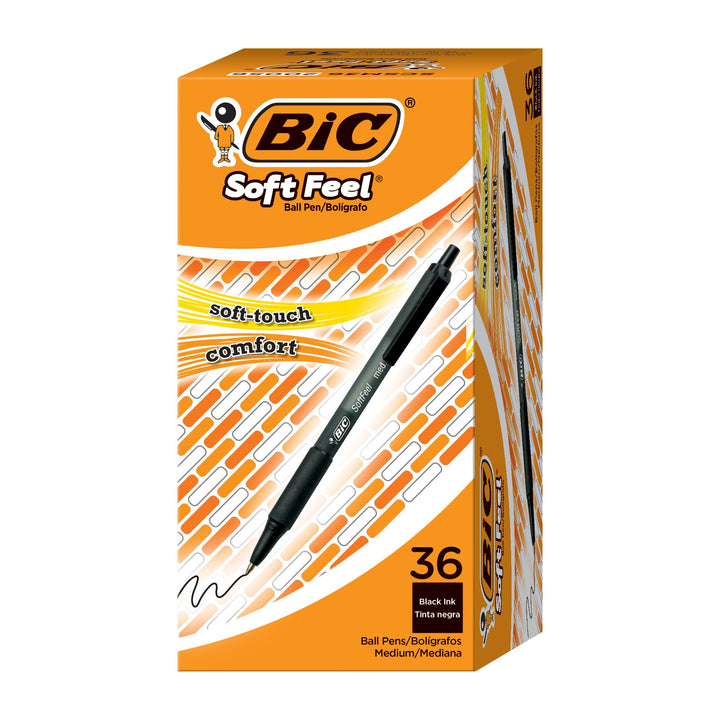 BIC Cristal Xtra Glatte Medium Kugelschreiber (1,0 mm) frischen Atem Box, schwarz. 13 Schwarz, Schwa