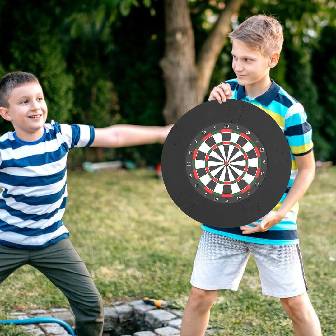 5 Stück Surround Dartscheibe Umrandung: Dartboard Schutzring für 45 cm Dartscheibe, Zielschutzring f