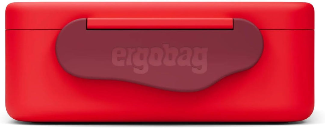 ergobag Brotdose mit Trennfach, BPA-frei, Spülmaschinenfest Drache - Rot Drache - Rot One Size, Drac