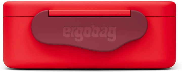 ergobag Brotdose mit Trennfach, BPA-frei, Spülmaschinenfest Drache - Rot Drache - Rot One Size, Drac