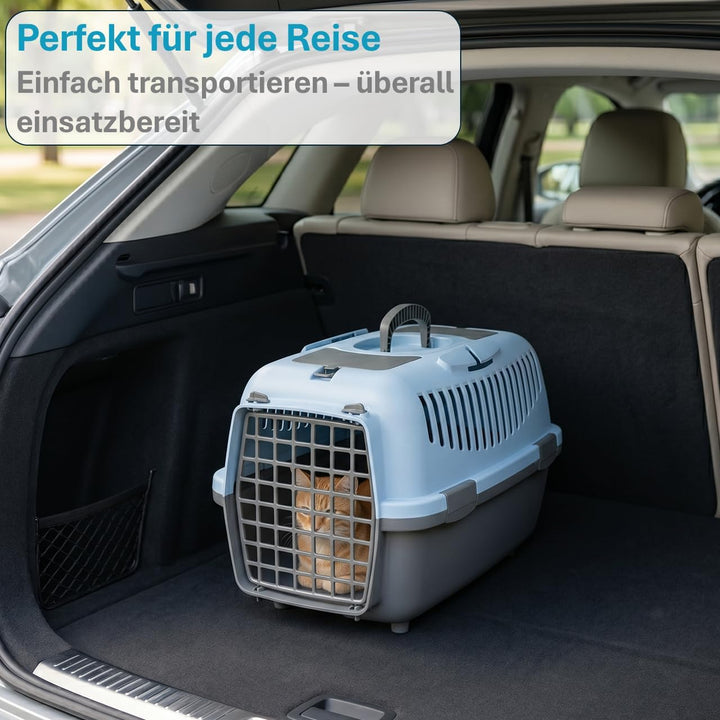 Nomade Hundebox - Transportbox für kleine Hunde und Katzen - Kann bis zu 6 kg tragen. Robustes Polyp