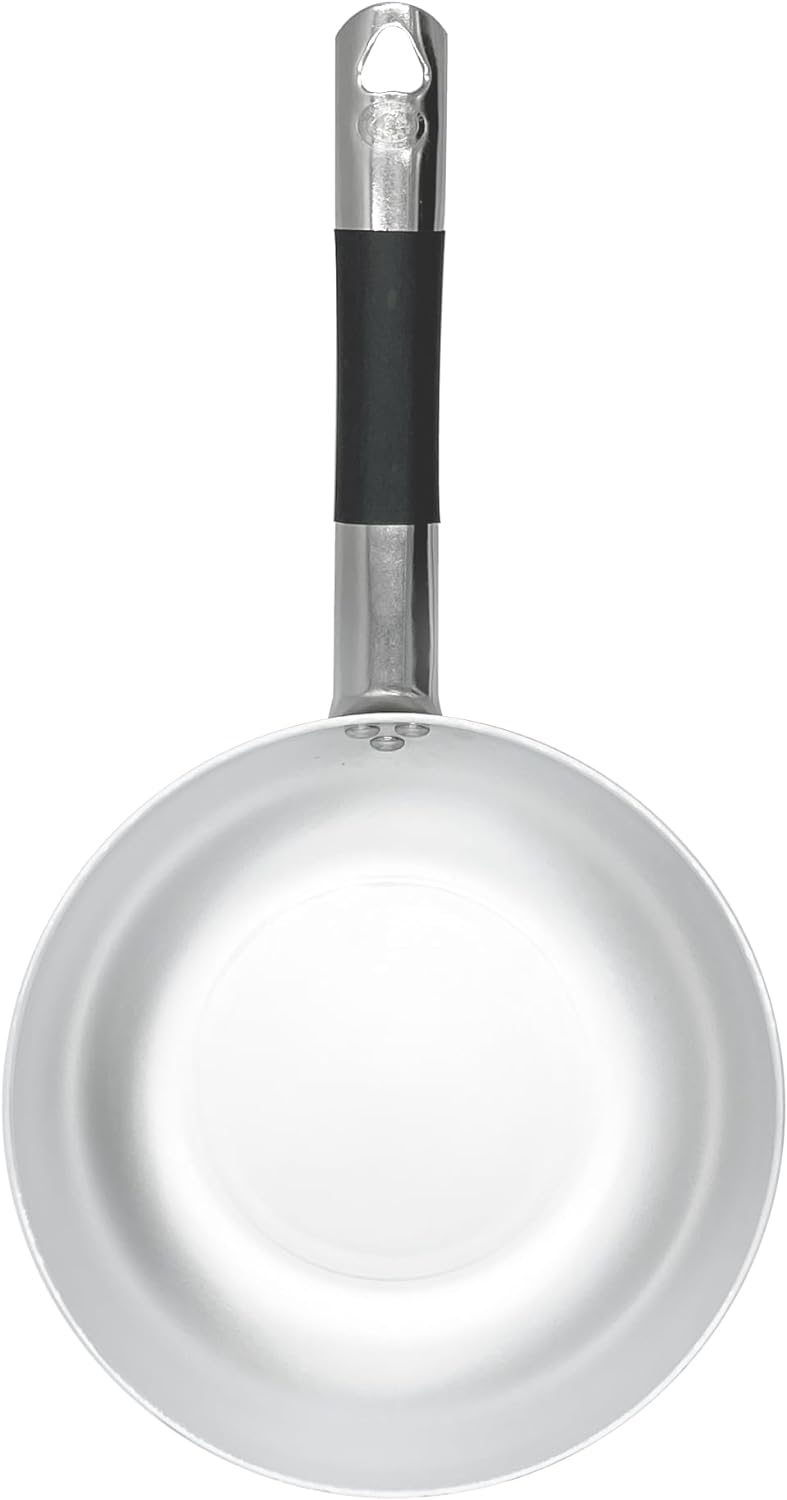 Pentole Agnelli ALMC111BPIC24 Aluminium-Induktionsleitung Senkpfanne hoch, Induktionsboden mit 1 Küh