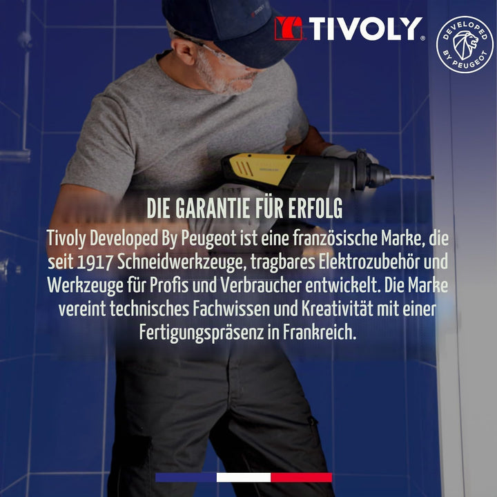 Tivoly Drill Doctor 400 Bohrerschärfgerät, für Bohrer mit 2,5 bis 13 mm, Schärfung bis zu einem Spit