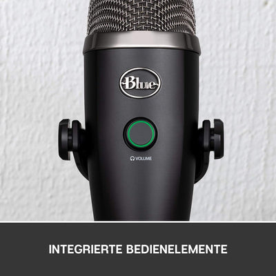 Blue Yeti Nano Premium USB-Mikrofon für Aufnahmen, Streaming, Gaming, Podcasting auf PC und Mac, Mit