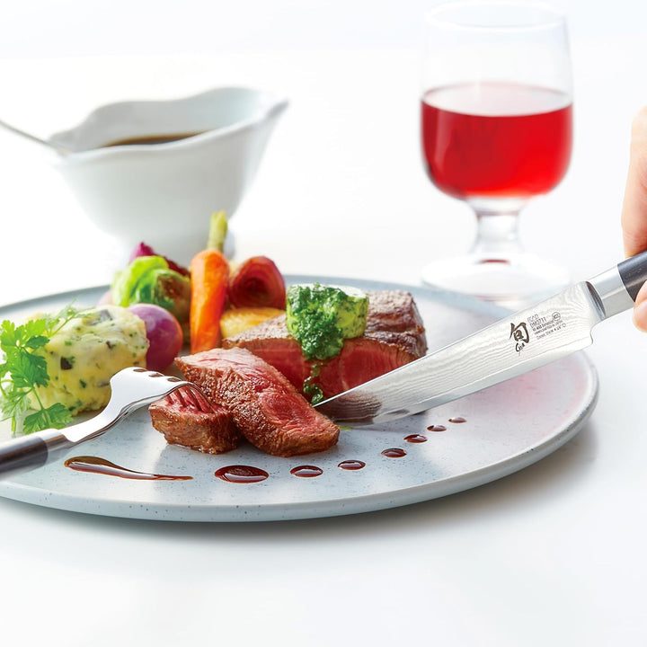 KAI DM-0711 Shun Steakmesser 5 (12 cm) Steakbesteck Single, Steakbesteck Single