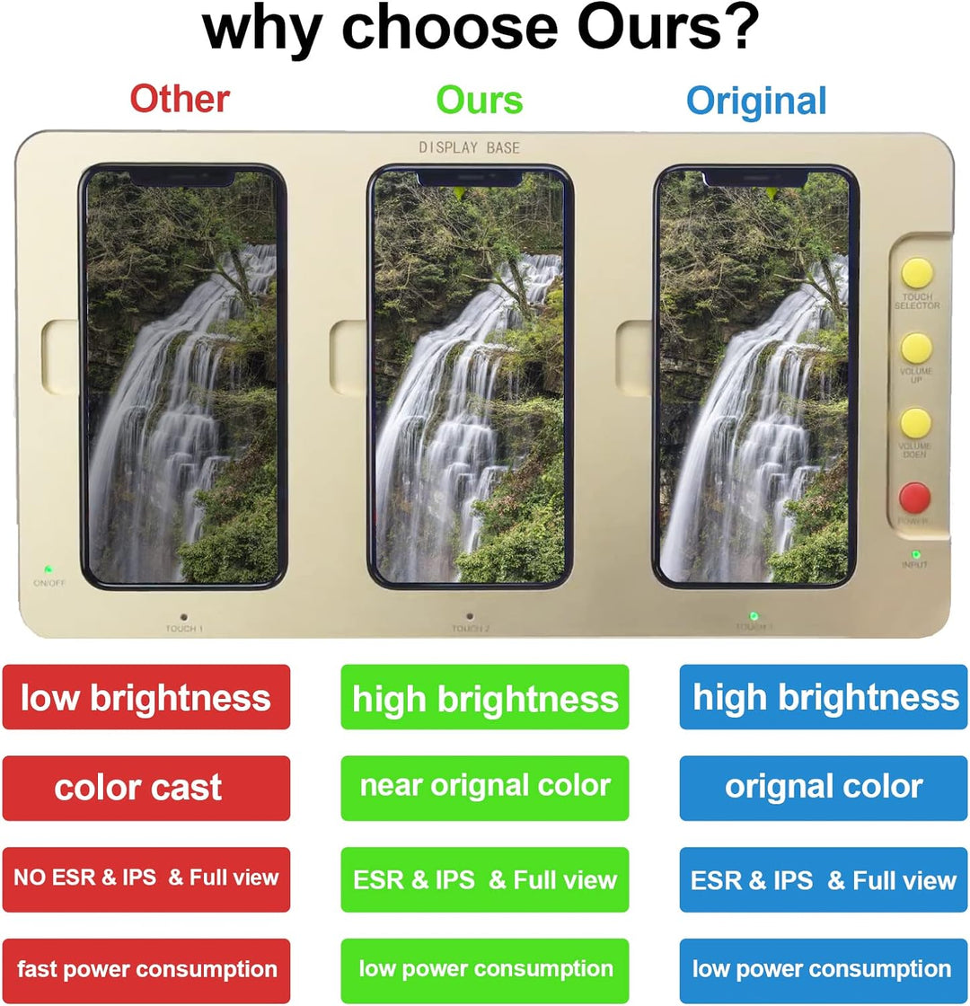 Display Kompatibel mit iPhone X Bildschirm Ersatz 3D Touch Screen LCD Display Digitizer Full Assembl