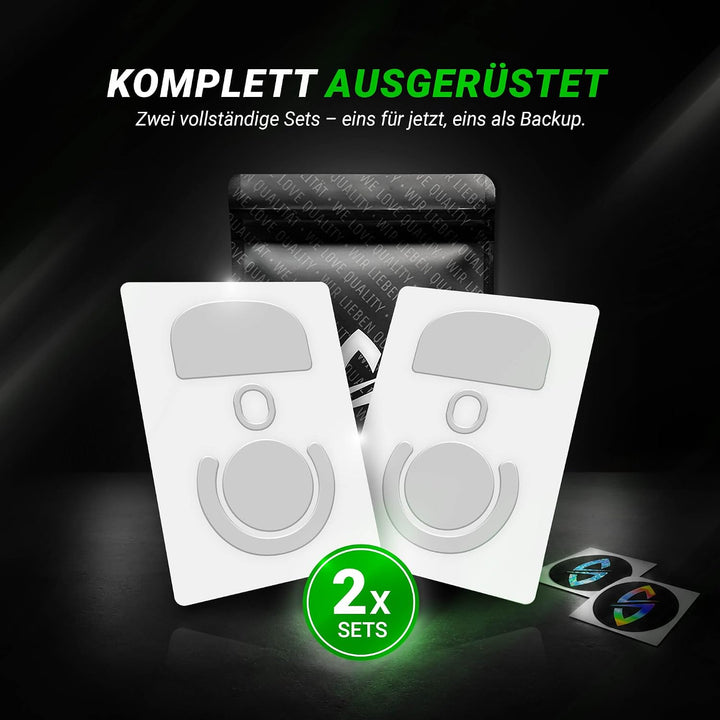 SensoryBoost FPS Glides (2er Set) passend für Logitech G PRO X Superlight | CONTROL – Mouse Skates f