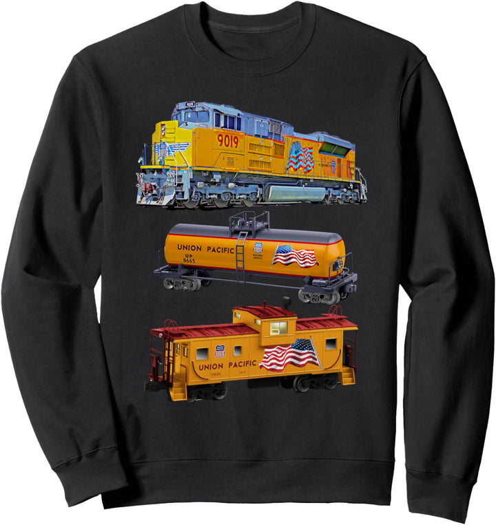 Güterzug Motor Tanker Caboose Sweatshirt