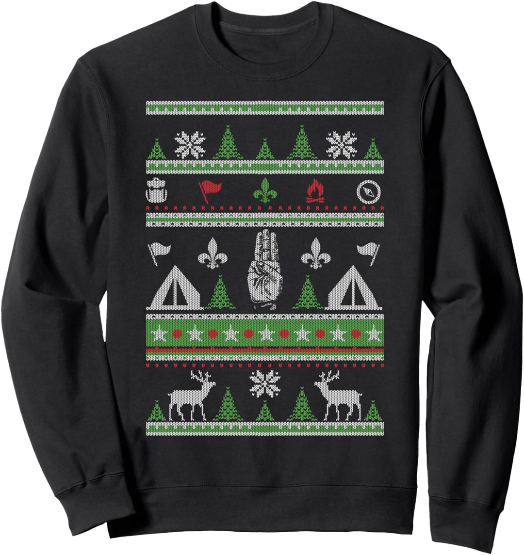 Pfadfinder Weihnachten Ugly Christmas Geschenk für Pfadis Sweatshirt