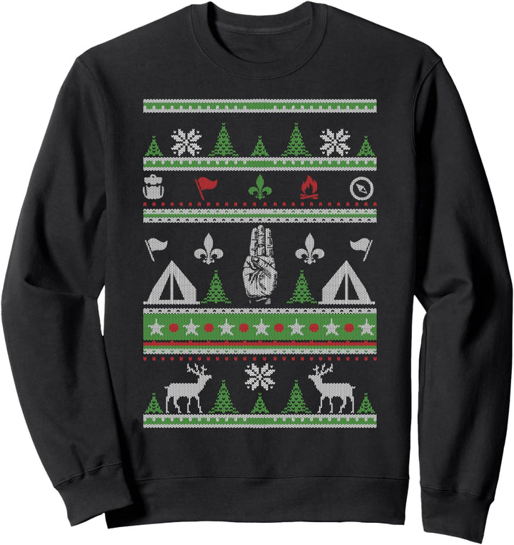 Pfadfinder Weihnachten Ugly Christmas Geschenk für Pfadis Sweatshirt
